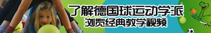 看黄色日笔了解德国球运动学派，浏览经典教学视频。